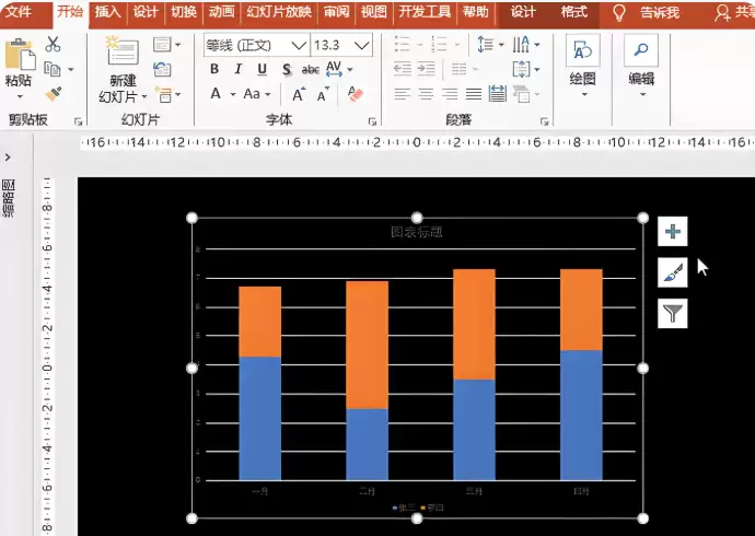 PPT如何添加可点击的交互图表？详细步骤图文教程 - 游乐网