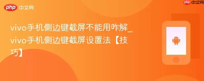 vivo手机侧边键截屏不能用咋解_vivo手机侧边键截屏设置法【技巧】
