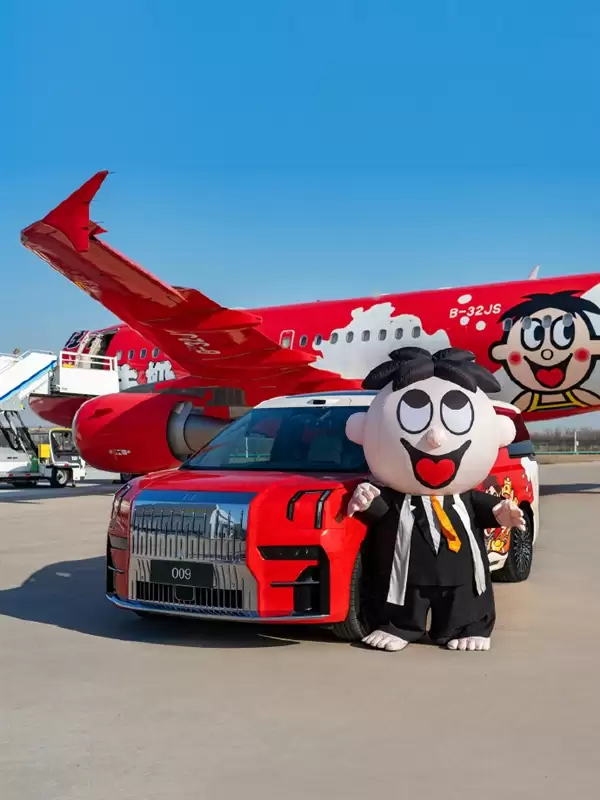 旺旺副总裁喜提极氪009：还有专属旺旺定制皮肤