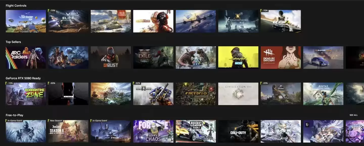 英伟达GeForce NOW云游戏现已正式支持模拟飞行摇杆