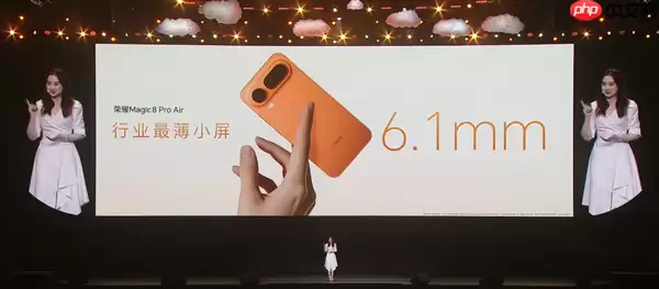 荣耀工程师揭秘Magic8 Pro Air如何实现轻薄旗舰：做了108处的毫米级精雕