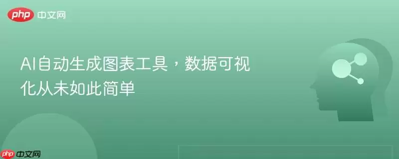 借助AI图表工具，数据可视化变得前所未有的简单