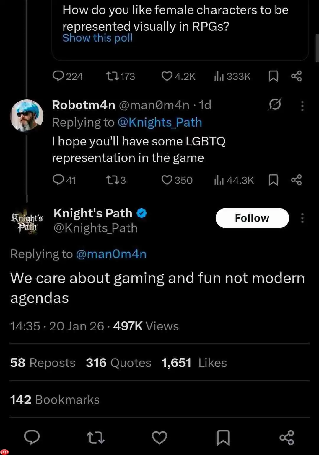 游戏角色设计引发现代议题争论，开发者强调以娱乐性为核心