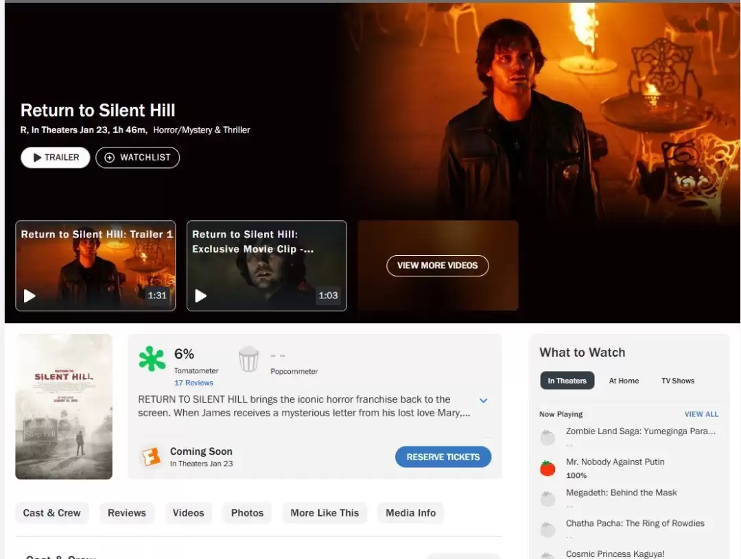 重返寂静岭口碑崩盘,22天锁定年度最差?