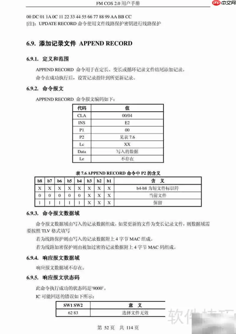 复旦微电子CPU卡COS 2.0