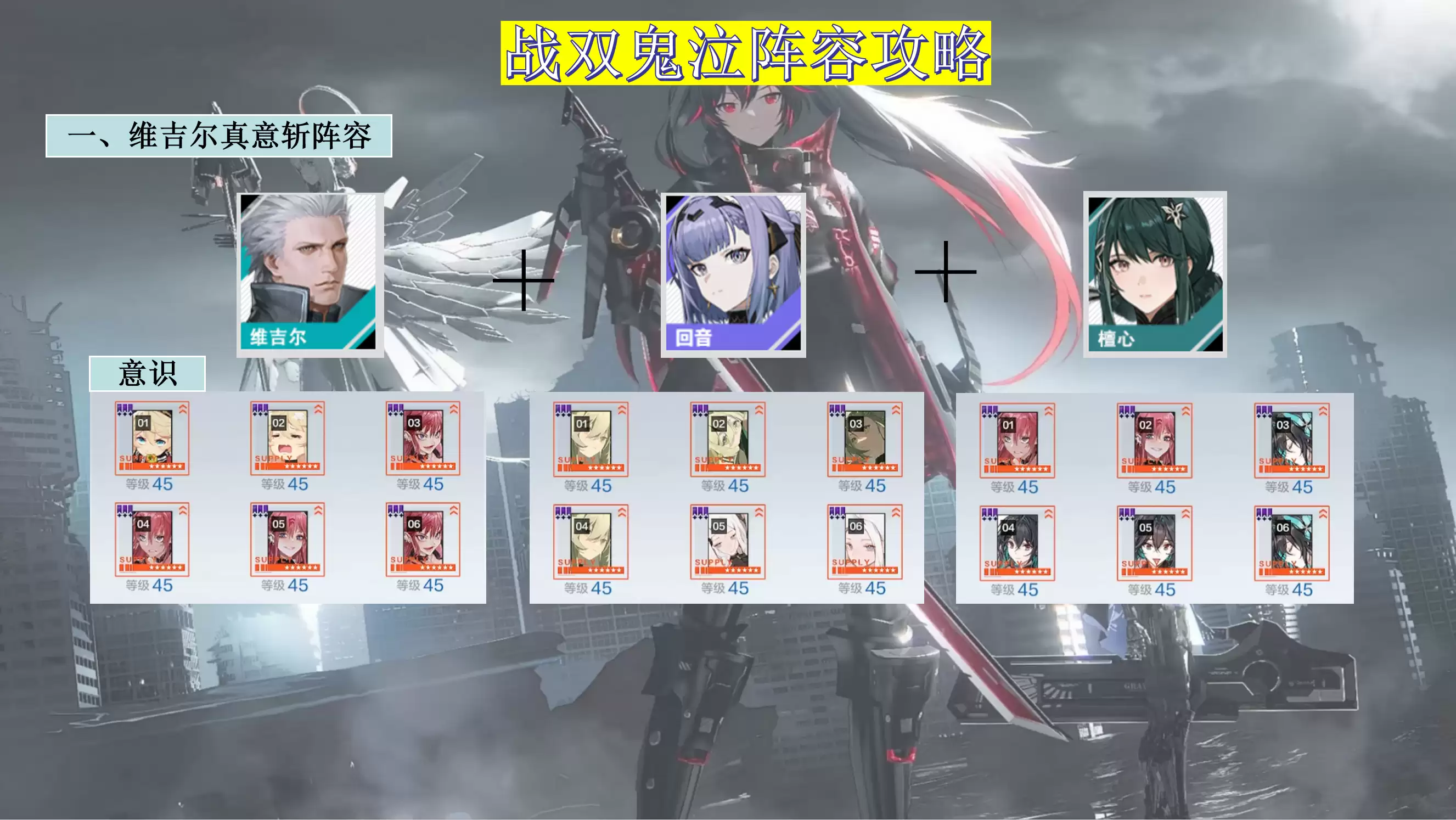 《战双帕弥什》维吉尔阵容思路