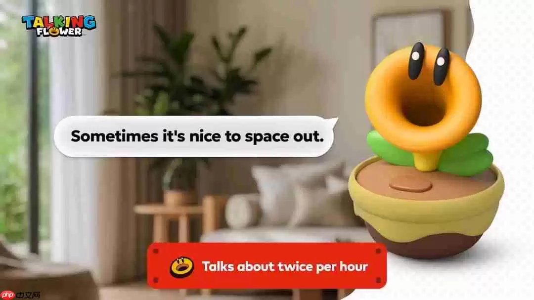 任天堂最新授权会说话的花开启预购 售价35美元