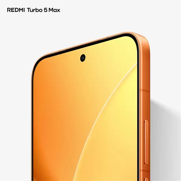 首款天玑9500s旗舰！Redmi Turbo 5 Max阳光橙外观图公布