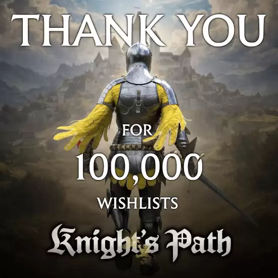 骑士之路Steam愿望单突破十万，团队坚持游戏性本位引热议