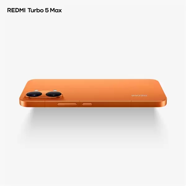 首款天玑9500s旗舰！Redmi Turbo 5 Max阳光橙外观图公布
