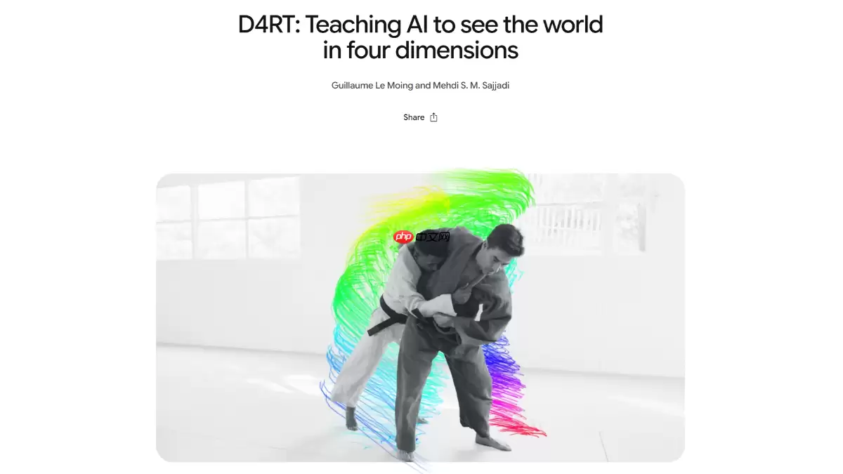 D4RT— 谷歌推出的动态4D重建与追踪模型