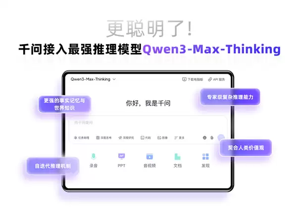 阿里发布万亿参数Qwen3-Max-Thinking推理模型,千问全端启用