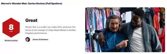 漫威近年评分最高的超英剧集!《奇迹侠》IGN8分