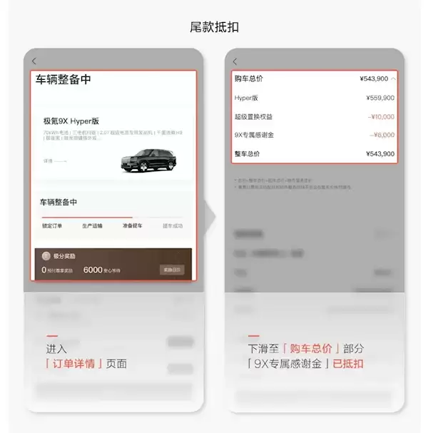 极氪9X供不应求！极氪推专属感谢金 晚交一天补偿200元