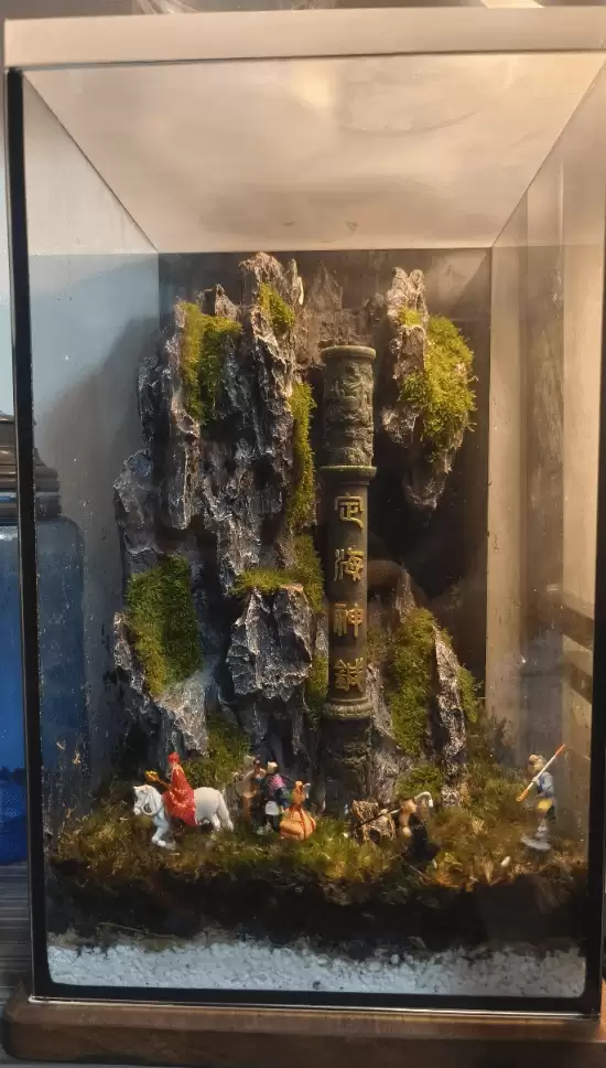 玩家以西游情怀打造微缩生态瓶,致敬黑神话:悟空与经典名著