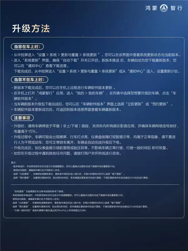 华为鸿蒙智行2026首次OTA：63项新功能 智驾更稳、新春氛围拉满