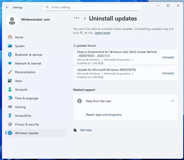 Windows 11 26H2确认今年推出!首次在系统更新现身