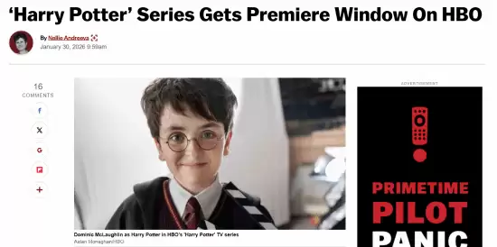 HBO官宣哈利·波特真人剧集2027年初上线，主演阵容及拍摄进展同步公布