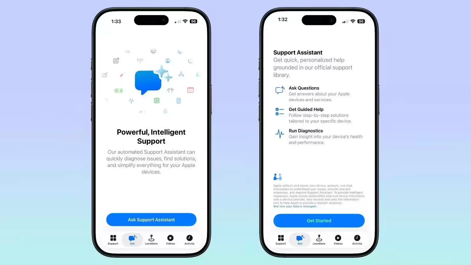 苹果“Apple支持”更至5.12版：AI客服接近转正“聊天”变“提问”