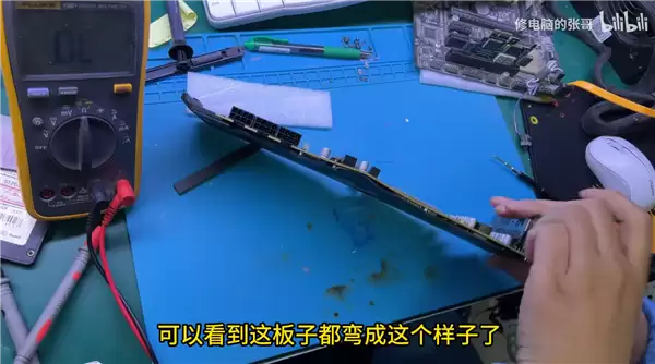 女友生气怒砸RTX 3080 Ti!PCB严重变形弯曲:搬板成功复活