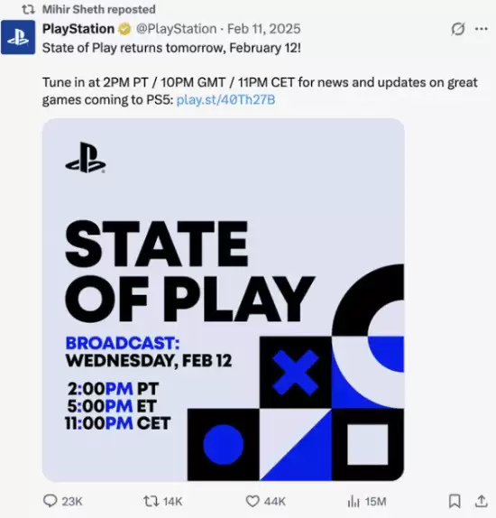 PS总监转发State of Play预告，黑旗重制版确认将推但不亮相