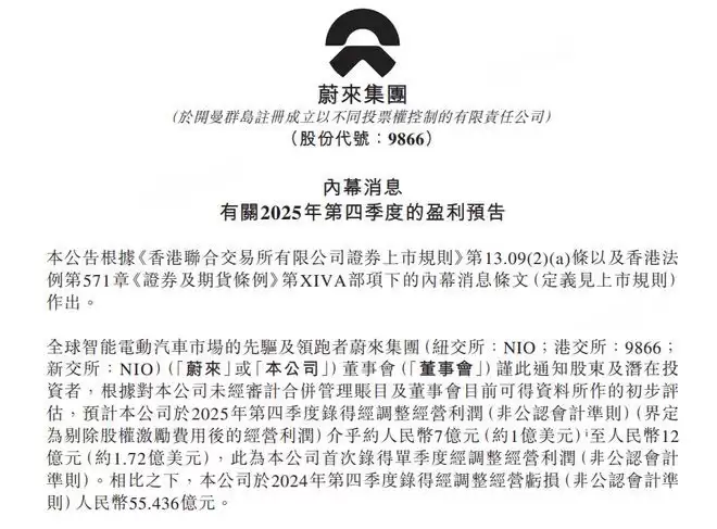 新势力车企,盈利的号角已经吹响