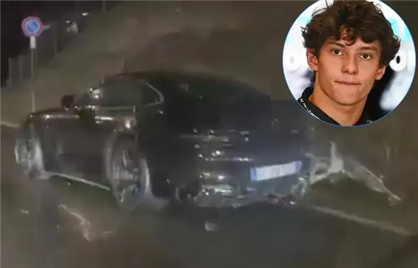 F1车手安东内利开AMG GT63出事故:夜间超速157%连撞三次护栏