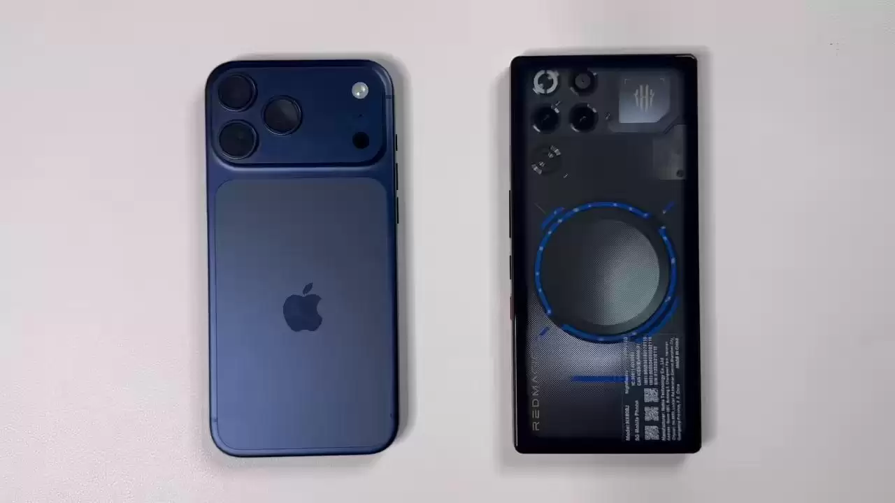 苹果iPhone 17 Pro Max和红魔11 Pro手机测试《古墓丽影9》游戏表现对比