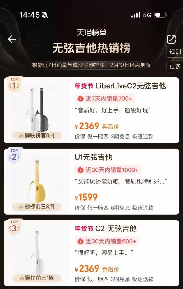 LiberLive无弦吉他问世以来累计出货超50万台,产品覆盖40余国