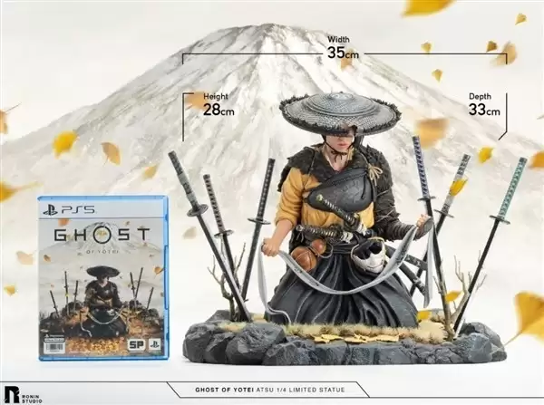 Ronin工作室推出羊蹄山之魂女主1/4珍藏手办，全球限量98体