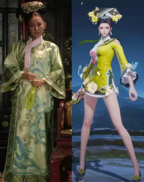《王者荣耀》x《甄嬛传》皮肤引争议：拽妃开叉超短裙太魅