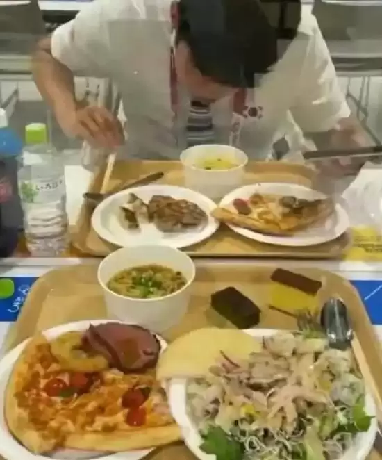 韩国选手吐槽米兰冬奥会伙食：不如工地餐 就像喂兔子