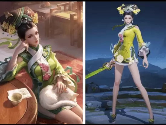 《王者荣耀》x《甄嬛传》皮肤引争议：拽妃开叉超短裙太魅