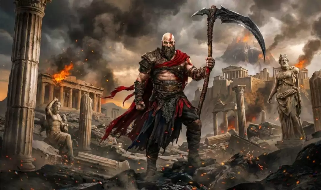 战神正统续作确认回归希腊神话,奎托斯将 wielding 镰刀新武器