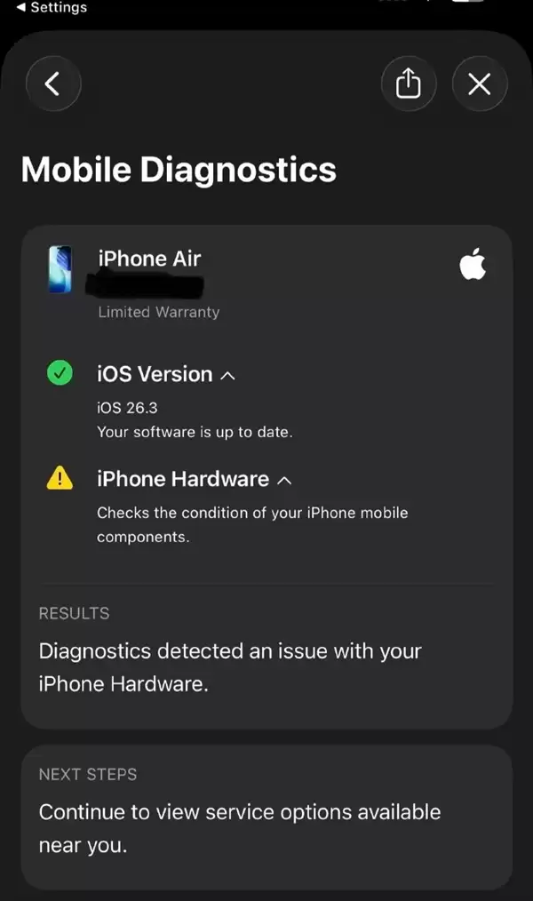 苹果自研基带翻车：iPhone Air现硬件故障 不能打电话变砖