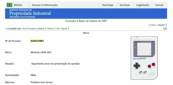 任天堂巴西申请Game Boy商标，或暗示经典复刻机型将发布