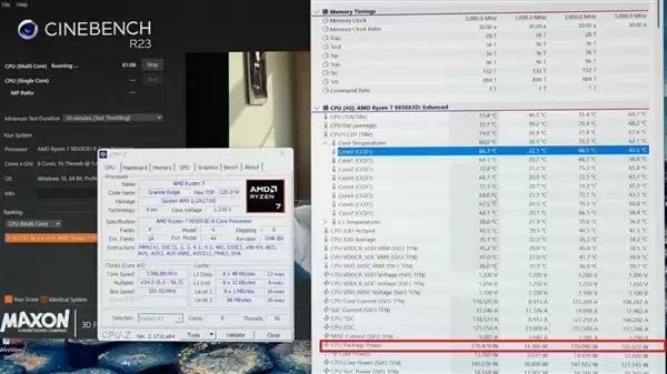 开盖版Ryzen 7 9850X3D来了!价格小贵 性能释放暴增20W