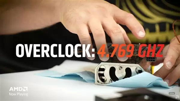 AMD RX 9060 XT成功超频4.769GHz!打破世界纪录