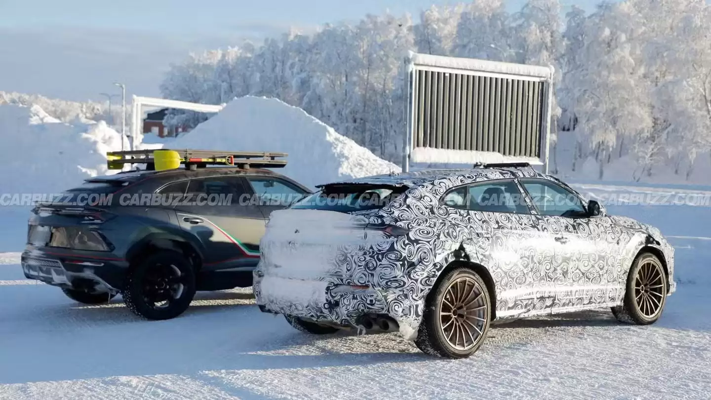 Urus SE Performante路测图曝光:兰博基尼最强SUV