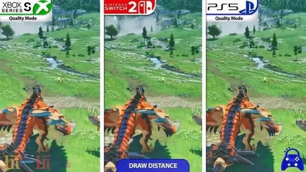 《怪物猎人物语3：命运双龙》主机平台画面对比视频