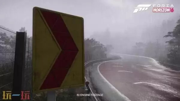 《极限竞速地平线6》环境场景展示：樱花道山丘环境超美