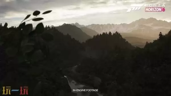 《极限竞速地平线6》环境场景展示：樱花道山丘环境超美