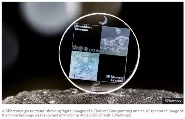 科学家研发石英五维光存储技术，理论寿命超万年