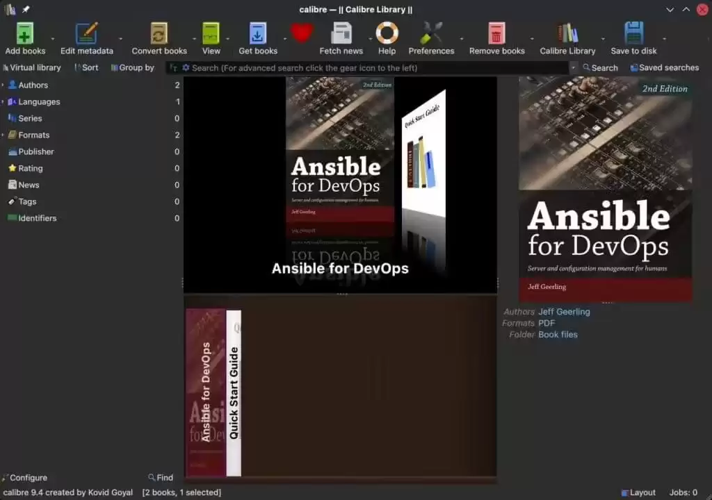 开源电子书管理工具Calibre 9.4发布:新增阅读统计、个性化封面网格