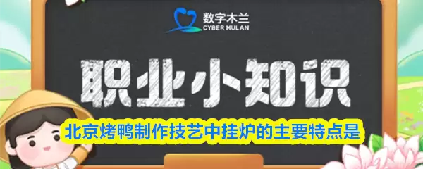 北京烤鸭制作技艺中挂炉的主要特点是