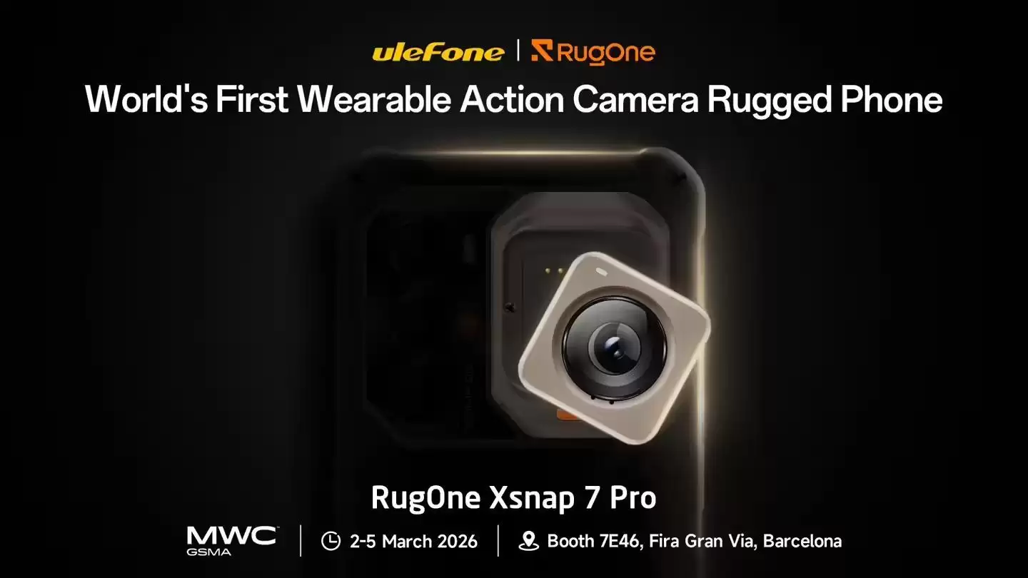 全球首款可独立拆卸、使用后摄的手机，Ulefone RugOne Xsnap 7 Pro将亮相MWC 2026