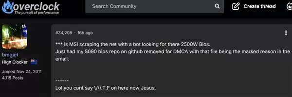 RTX 5090功耗解锁惊现2500W!不让玩了