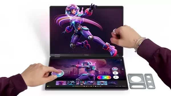 双OLED屏加持专攻3D开发！联想发布Yoga Book Pro 3D笔记本
