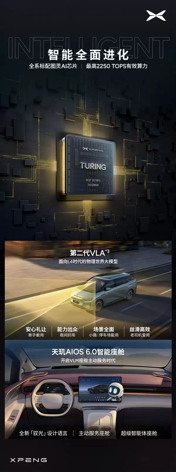 第二代VLA上车 通行效率比肩老司机！2026款小鹏X9纯电版一图看懂