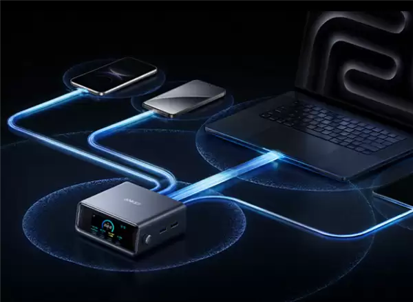 安克250W六口桌面充首发849元:4C+2A 配2.26寸LCD屏